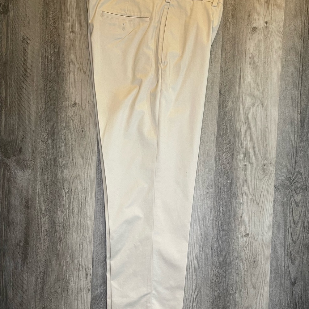 Brooks Brothers Advantage Chino Pants Clark Fit Khaki Stretch Mens 40x30